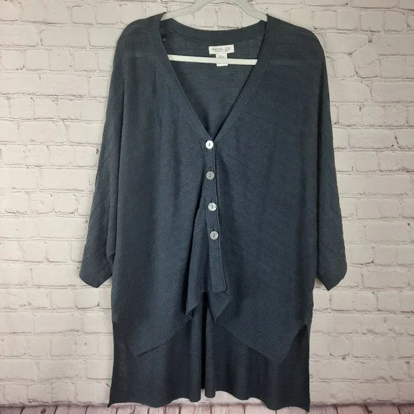 Rachel Zoe Dolman Sleeve Buttoned Cardigan - Picture 11 of 12